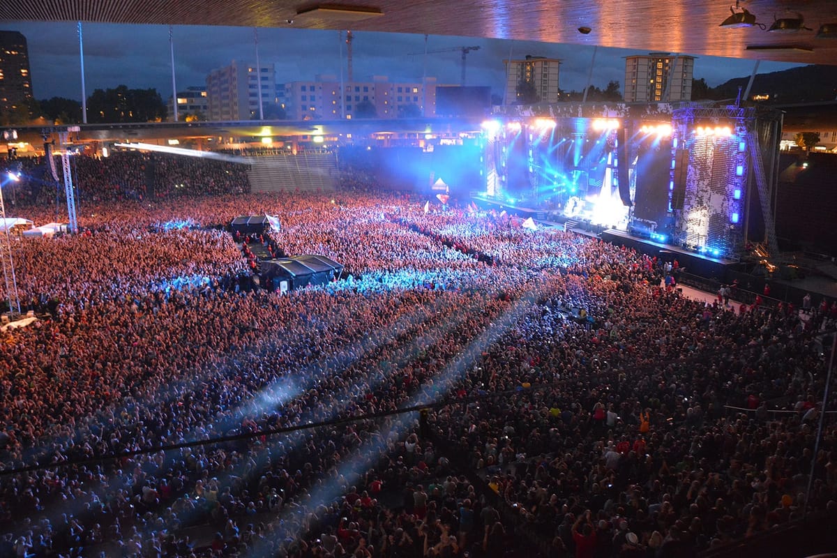 So viel Aufwand steckt hinter einem Stadionkonzert