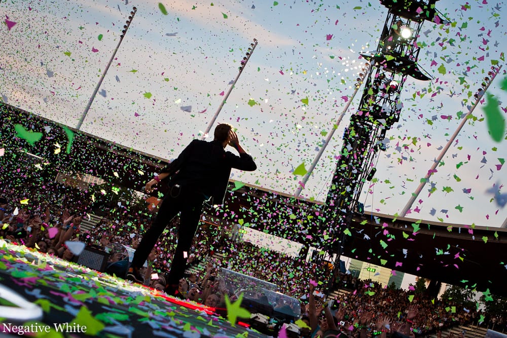 Ein farbiger Abend mit Coldplay